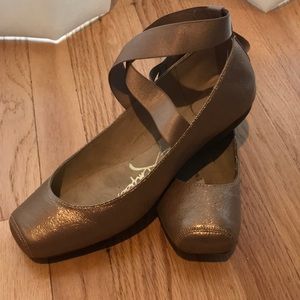 Jessica Simpson Gold Mandalaye Ballet Flat - 8.5